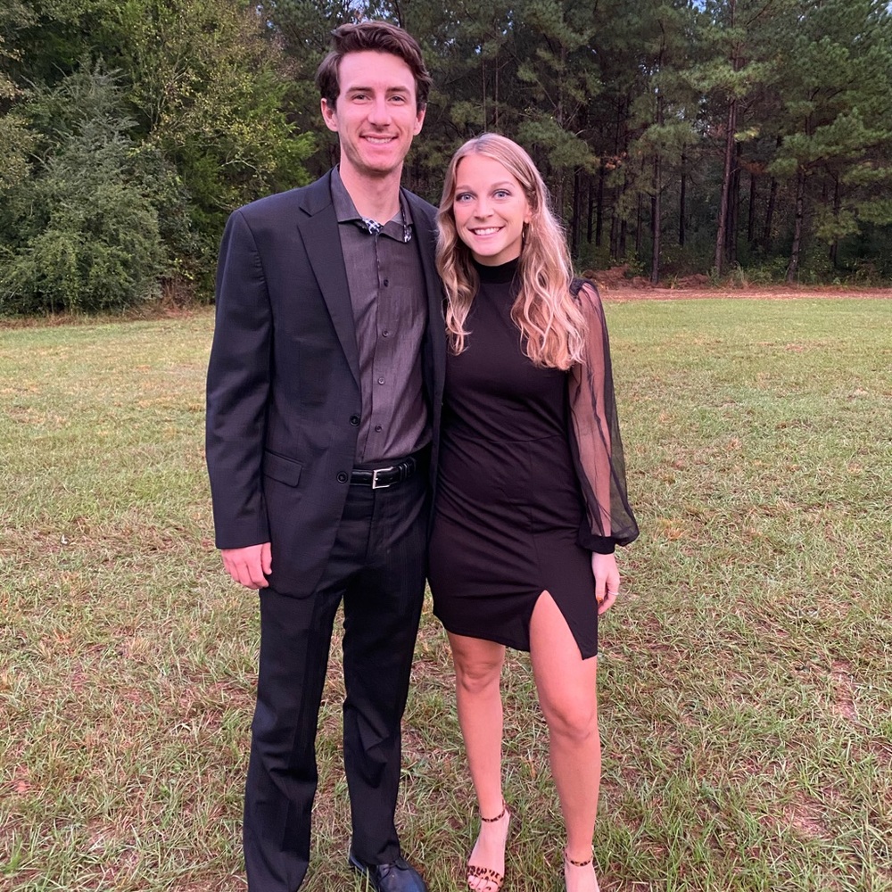 black dress